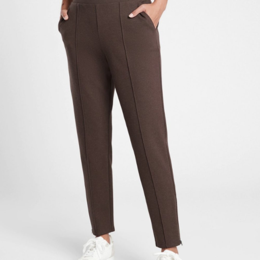 Athleta Venice Heathered Pintuck Pant MT Medium Tall